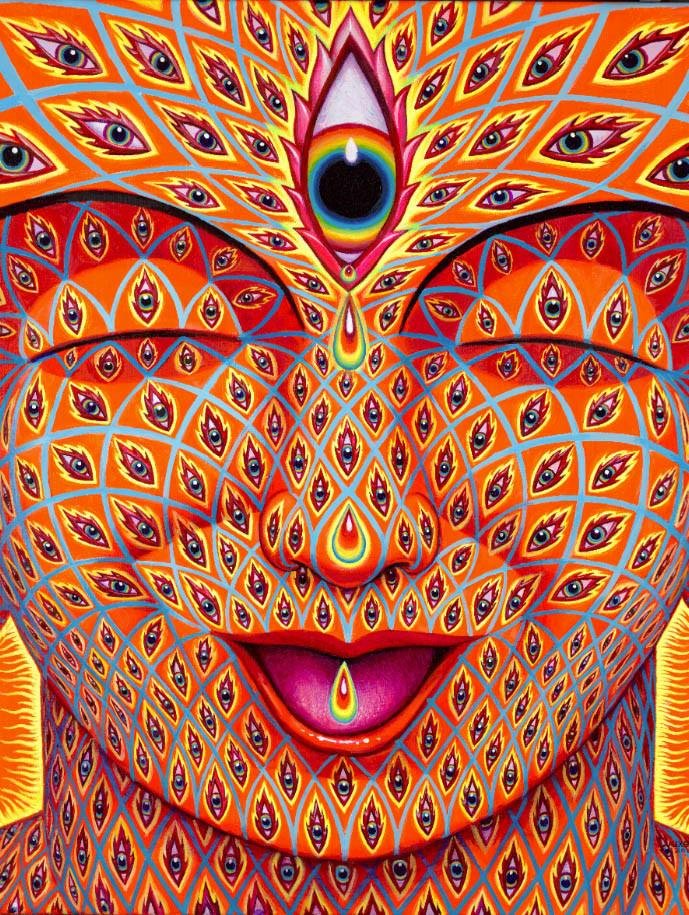 Tears of Joy Alex Grey Print