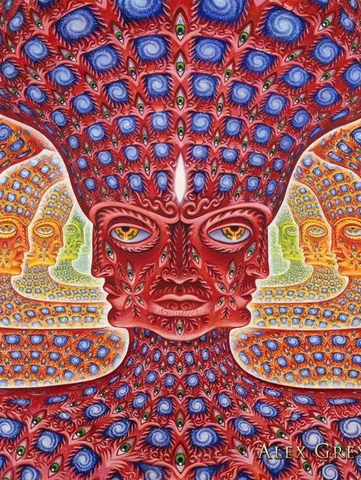 Alex Grey Godself Painting