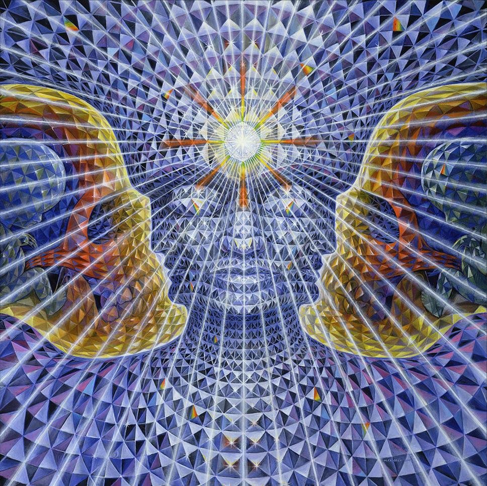 Diamond Being Painting By Alex Grey