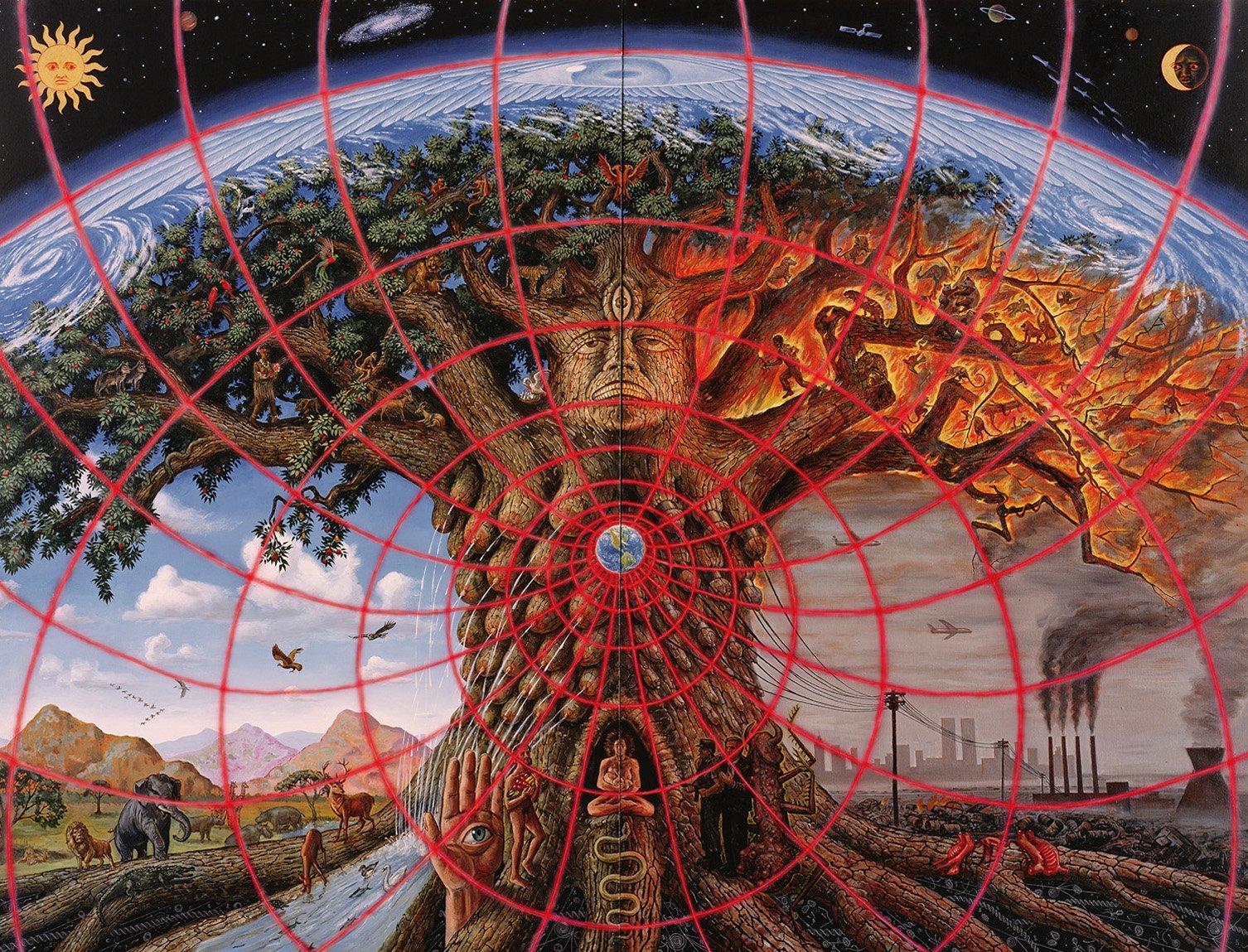 Gaia By Alex Grey in Beastie Boys Ill Communication